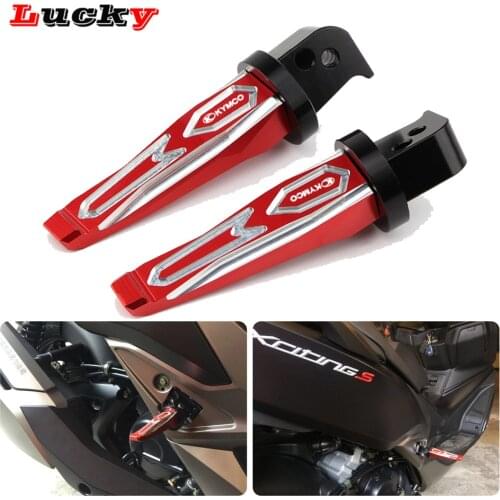 2021 Brand New Motorcycle CNC Aluminum Rear passenger Foot Pegs pedals Footrests For KYMCO Xciting S 400 S400 AK550 2017-2020