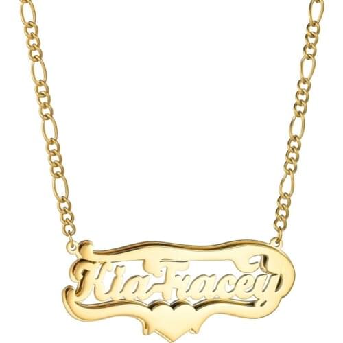 Custom Name Necklaces Stainless steel Necklaces with Any Name Personalized Jewelry for Women Men Gifts