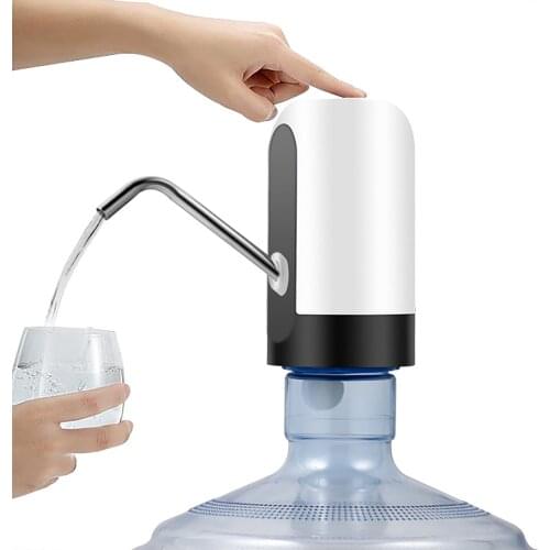 USB Charging Water Pump Electric Water Bottle Pump Water Jug Dispenser Drinking Water Dispenser 304 stainless steel