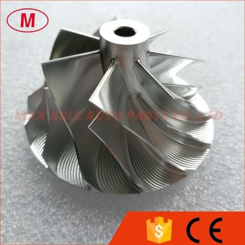 RHF5 Turbo Turbocharger Aluminum 2618/Milling/Billet compressor wheel 41.24/56.00mm 7+7 blades Forward Rotation for I*su*zu VIFB