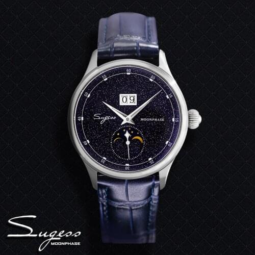 SEESTERN Mens Gold Watch