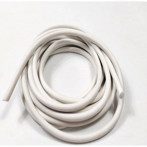 Diameter 1mm 2mm 3mm 4mm white color silicone foaming sealing strip high temperature resistance silicone rubber sealing strip