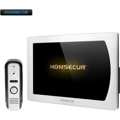 HOMSECUR 7" Hands-free AHD Video Door Entry Phone Call System with Aluminium Alloy Camera BM717HD-S+BC021HD-S