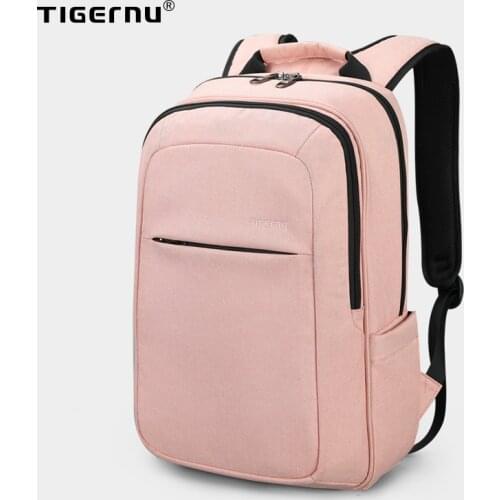 Tigernu Antifouling Lightweight College Laptop Backpack Water Resistant Fit for 15.6'' Computer USB Charging Mochilas Men Women
