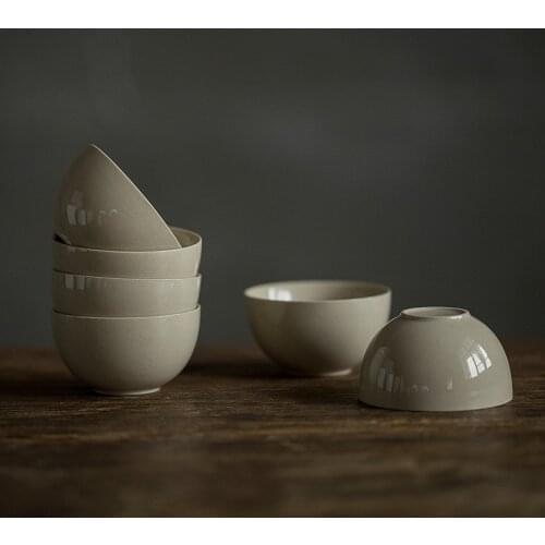 Vegetal Gray Kung Fu Tea Cup China Gray Master Cup New Single Cup Ceramic Jingdezhen Tea Set Tea Cup 50ml Creative Small Tea Cup