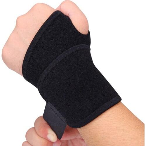 1PCS Sports outdoor wound paste wristbands armguard palm fitness cycling basketball holding protective gloves