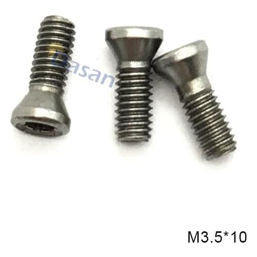 50pcs M3.5*10mm Insert Torx Screw for Replaces Carbide Inserts CNC Lathe Tool Lathe Accessories