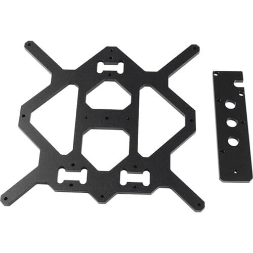 3D Printer Aluminum Profile Y Carriage Z Bottom Plate With 3pcs U-bolts Holding LM8UU For Prusa Mini 3D Printer Upgrade Parts