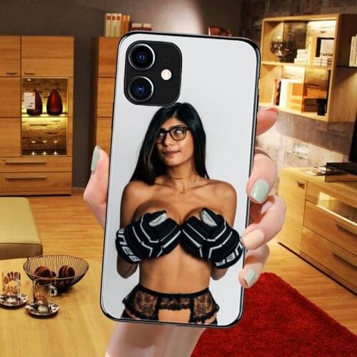 Sexy beauty girl mia khalifa Phone Cases for iPhone 12 8 7 6 6S Plus X 5S SE 2020 XR 11 12 Pro mini pro XS MAX cover