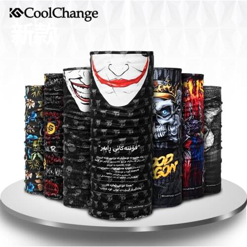 CoolChange Winter Fleece Cycling Scarf Bandana Outdoor Sports Bicycle Headwear Mask Neck Warmer MTB Road Bike Headband Equipment