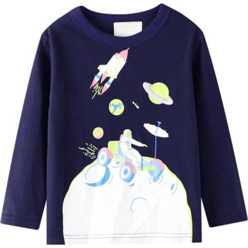 Funnygame New Arrival Animals Long Sleeve Baby T shirts for Autumn Spring Childrens Clothes Cute Fashion Kids Blouse Tops