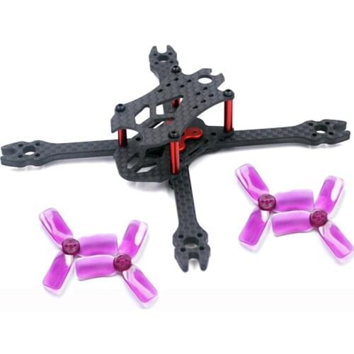 DIY MINI VX110 110mm wheelbase carbon Frame 2.5 inch propeller for Indoor Micro FPV Racing