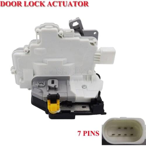 For Seat Leon (2005-2012) Right Rear Driver Side Door Lock with Central Locking Catch Mechanism - 1P0 839 016 1P0839016