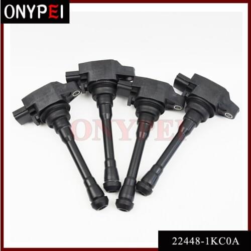 4pcs/lot Ignition Coil 22448-1KC0A XIC-AC06N For 11-15 Nissan Juke 1.6L-L4 224481KC0A 22448 1KC0A
