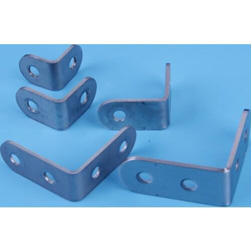 LETAOSK 10pcs Stainless Steel 90 Degree L Shape Right Angle Bracket Corner Brace Joint for Shelf Support