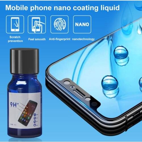 Nano Liquid Screen Protector Film Scratch Resistant 9H Hardness for iPhone Samsung Phones DJA99