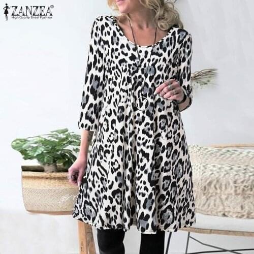 ZANZEA Women's Long T-shirts