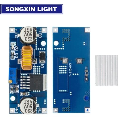 10pcs SONGXIN 5A XL4015 DC-DC 4-38V to 1.25-36V 24V 12V 9V 5V Step Down Adjustable Power Supply Module LED Lithium Charger