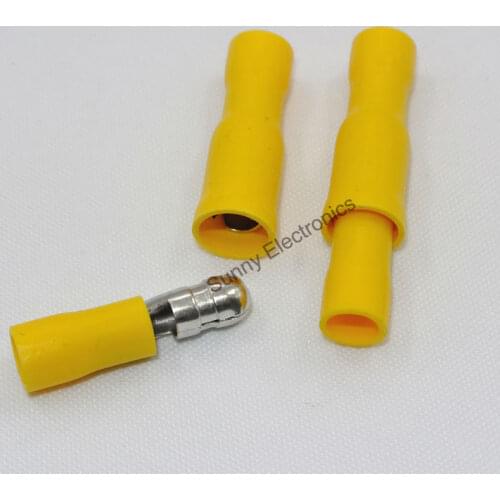 100) 12-10 GAUGE MALE & FEMALE BULLET WIRE CONNECTORS SPADES TERMINALS free shipping