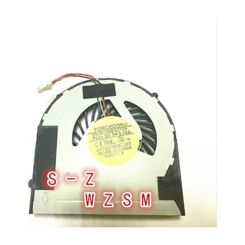 100% Original Notebook CPU Cooler Fan For ACER ASPIRE ONE 721 1830 1830Z 1830T 1830TZ MS2298 AO753 FORCECON DFS400805L10T F93X