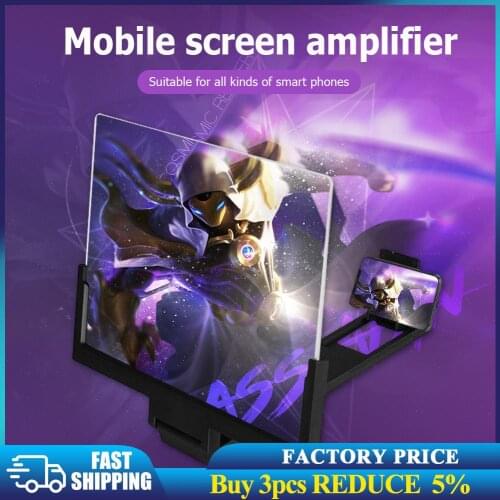 14 inch Mobile Phone Screen Magnifying Glass Folding Video Screen Amplifier