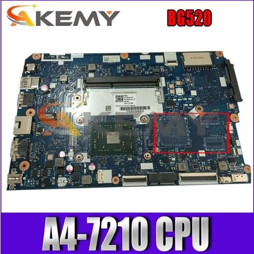Akemy For Lenovo BG520 nm-b051 110-15ACL Laptop Motherboard CPU A4-7210 100% Test OK