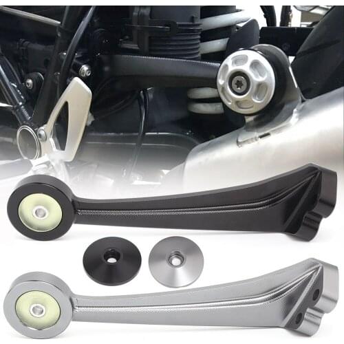 Motorcycle Accessories CNC Aluminum Exhaust Muffler Pipe Bracket Mount Holder Muffler Hanger For BMW 14-Up RNineT R9T Models
