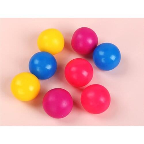 Kids Magic Ball Toys Adult Decompression Ball Stick Wall Ball Sticky Squash Ball Suction Decompression Toy Sticky Target Balls
