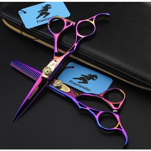 Freelander Professional 5.5 inch Hair Scissors hairdressing scissors cutting thinning scissors styling tools Barber Shears
