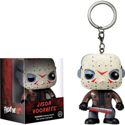 Funko Pop Pocket Friday the 13th Keychain Jason Voorhees Action Figure Toy
