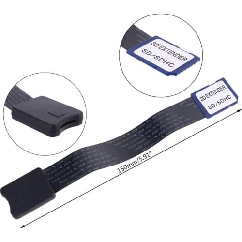 SD card male to TF FeMale Flexible Memory Card Extension cable reader