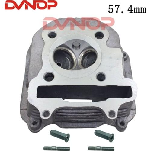 57.4mm Cylinder Head (NON-EGR) for Scooter Moped Go-kart ATV QUAD 157QMJ 1P57QMJ GY6 150