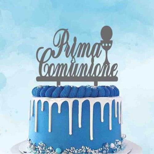 Italian Prima Comunione Cake Topper For Italian Kids First Holy Communion Party Cake Decoration Topper
