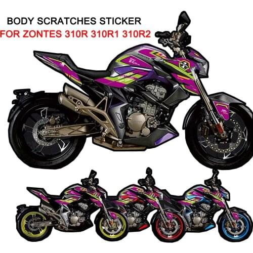 Motorcycle 310R 310R1 310R2 Decals Decoration Fuel Tank Body Protection Sticker For Zontes 310 R 310 R1 310 R2
