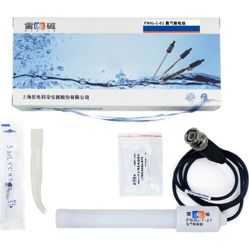 PNH3-1-01 Ammonia Gas Sensor Combination Ammonia ISE Sensor Ion Selective Electrode Probe With BNC Connector