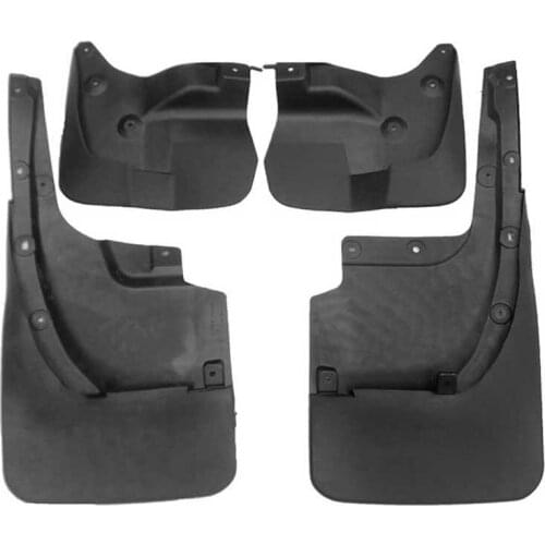 4pcs Premium Auto Front&Rear Heavy Duty Molded Flares Splash Mud Flaps Guards Fenders For Toyota Land Cruiser Prado FJ200 12-15
