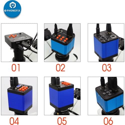 Microscope HD Camera 14MP 16MP 21MP 38MP HDMI USB Industry Digital C-Mount Microscope Camera For Phone PCB SMD Repair Soldering