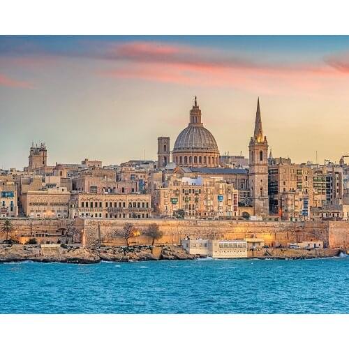 "Desert Castle" Picture DIY Digital Oil Painting by Number Painting Christmas Birthday Unique Gift