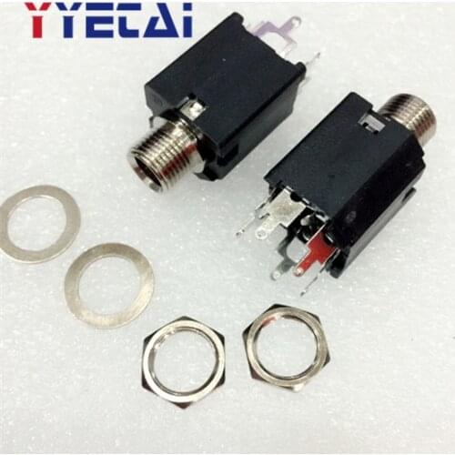 6.35mm Headphone Jack PJ-612 Audio Video Socket Outlet 5pin Standard DD