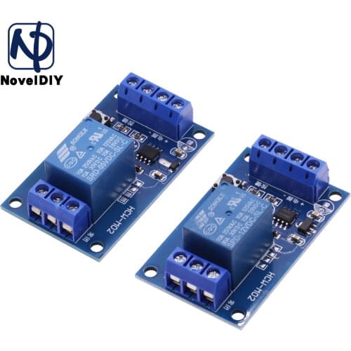 Relay Module 12V Single Button Bistable Module One Key Car Modification Start-Stop Self locking Car Modification Switch