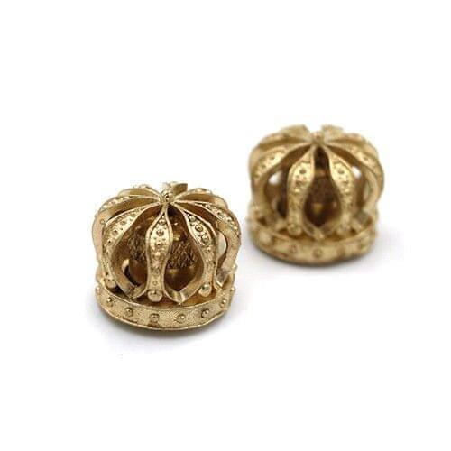 Handmade Brass Crown Modified Valve Cap Motorcycle Car Valve Bonnet Brass Retro New