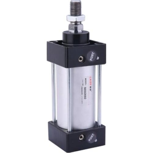 SC50x50 50mm Bore 50mm Stroke Screwed Piston Rod Dual Action Air Cylinder