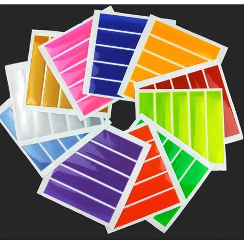 Reflective safety stickers Outdoor Cycling bicycle Stickers scooter motorcycle sticker Childrens school bag sticker