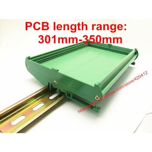 UM108 PCB length: 301-350mm profile panel mounting base PCB housing PCB DIN Rail mounting adapter
