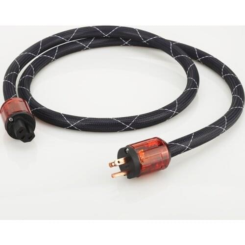 High Quality OFC Copper Audiophile Power Cord Cable AC Mains Power cable