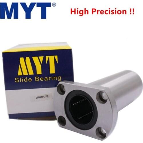 10pcs MYT flange linear bearing LMH6LUU LMH8LUU LMH10LUU LMH12LUU LMH8UU LMH10UU LMH12UU 10mm linear shaft CNC parts 3D printer