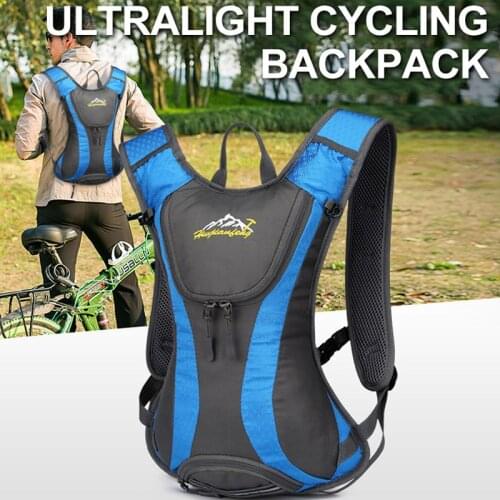 2021 Cycling Backpack with Helmet Mesh Pocket Waterproof Bike Backpack for Camping Hiking Hydration System Sports Bags XA111Q