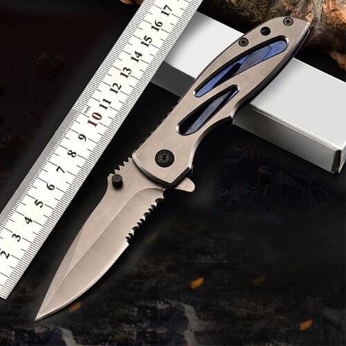 57HRC Outdoor Pocket Knife Multifunctional Field Survival Folding Knife 440 Mini Outdoor Knifes