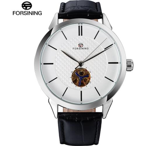 FORSINING Men Watches Luxury Classic Leather Band Automatic Self-Wind Shock Resistant Watch Relogio Masculino