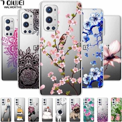 For Oneplus 9 Pro Case Transparent Soft TPU Phone Cover for Oneplus 9R 9 / Nord N200 5G Cases Silicone clear Oneplus9 Oneplus9R